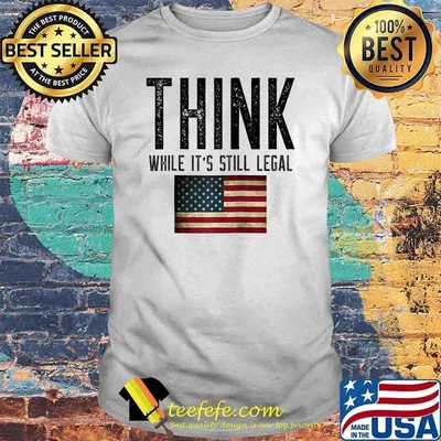 Think While It's Still Legal Raglan Baseball T-shirt