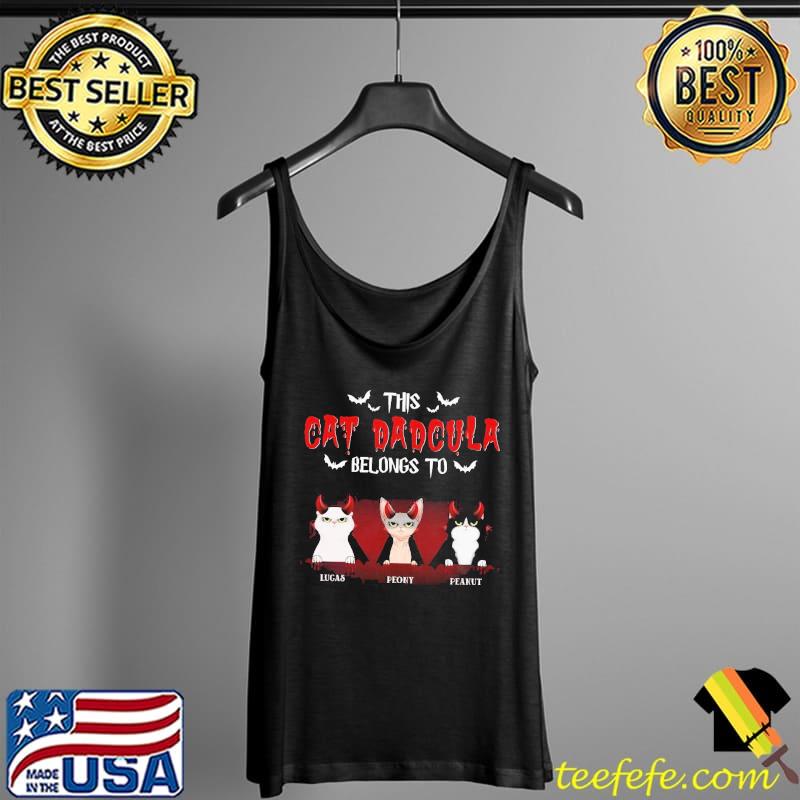 This Cat Dadcula Belongs To Halloween Shirt Tank Top This Cat Dadcula Belongs To Halloween Shirt Tank Top