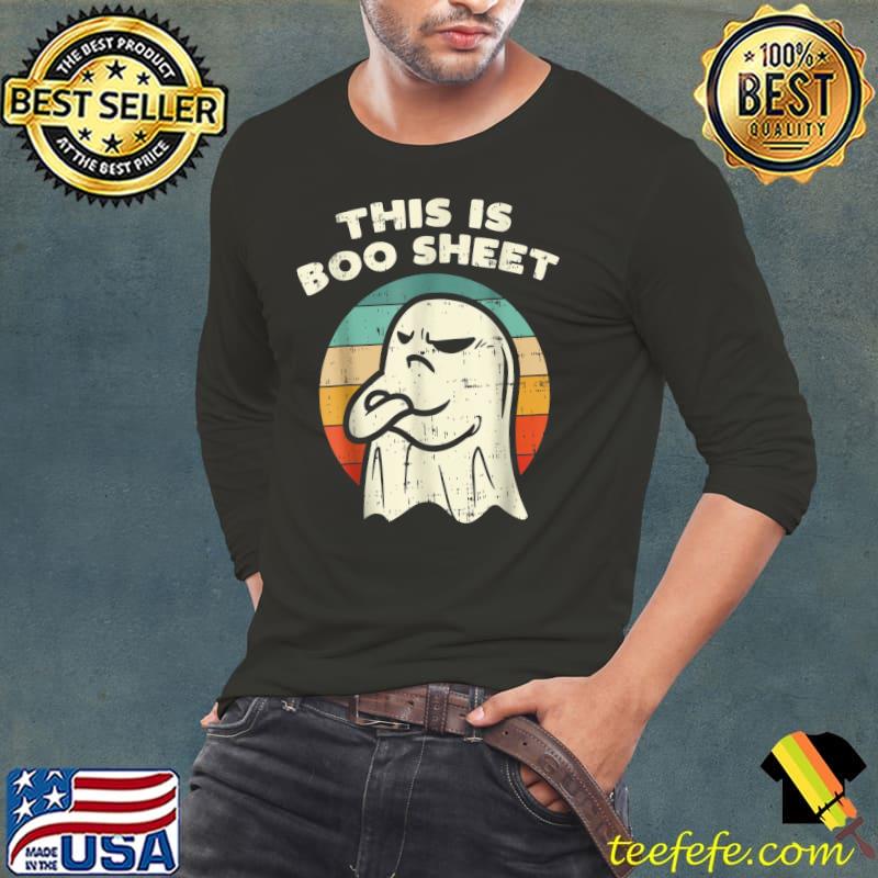 This Is Boo Sheet Ghost Retro Halloween 2021 vintage T-Shirt