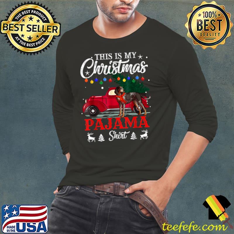 This Is My Christmas Pajama Shirt Bluetick Coonhound Dog T Shirt