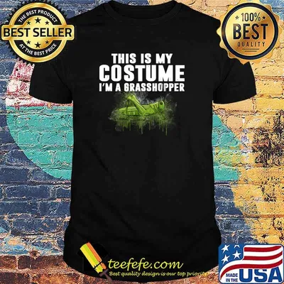 This Is My Costume I'm A Grasshopper Halloween Animal Lovers T-shirt