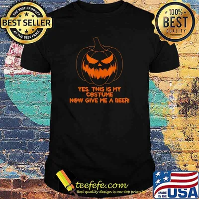 This Is My Costume Now Give Me A Beer Halloween T-Shirt