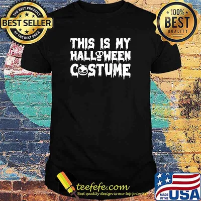 This Is My Scary Halloween Costume T-Shirt