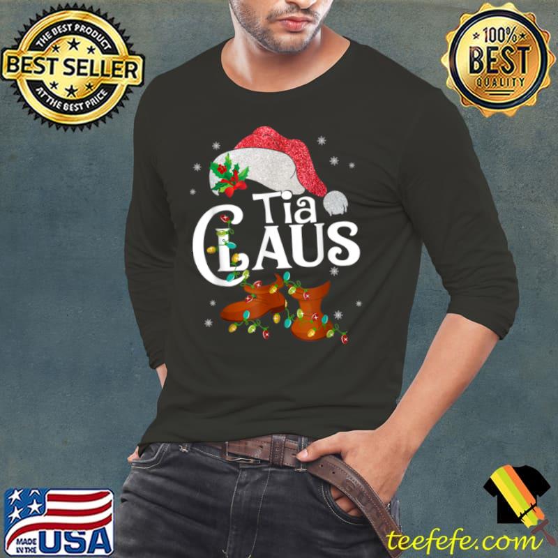 Tia Claus Shirt Christmas Pajama Family Matching Xmas T Shirt