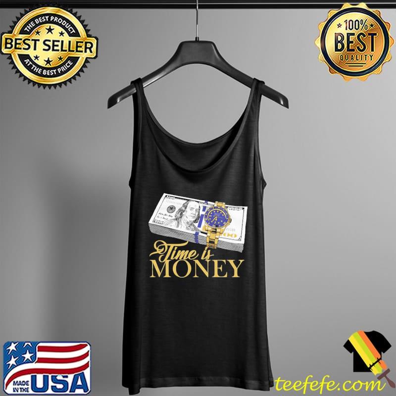 Time Is Money Black Shirt Tank Top Time Is Money Black Shirt Tank Top