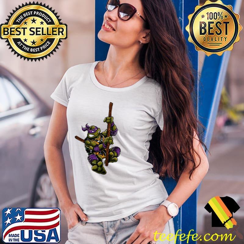 Tmnt Ninja Turtles Donatello T-Shirt Ladies Tee Tmnt Ninja Turtles Donatello T-Shirt Ladies Tee