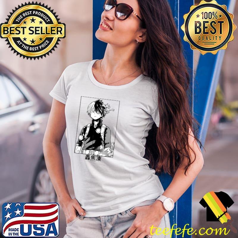 Todoroki Shōto Classic T-Shirt Ladies Tee Todoroki Shōto Classic T-Shirt Ladies Tee