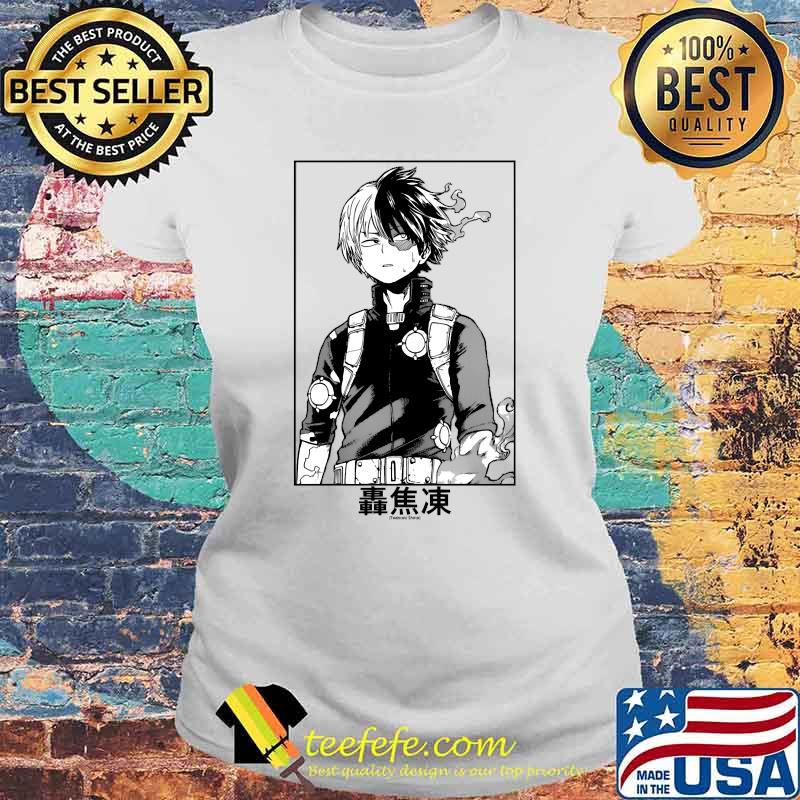 Todoroki Shōto Classic T-Shirt Laides tee Todoroki Shōto Classic T-Shirt Laides tee