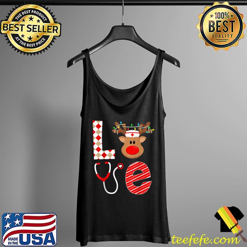 Top christmas Nurse Love NICU RN ER Santa Reindeer Nurse Hat Elf T-Shirt Tank Top Top christmas Nurse Love NICU RN ER Santa Reindeer Nurse Hat Elf T-Shirt Tank Top