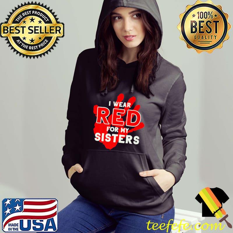 Top i Wear Red For My Sisters Native American Women Indigenous Premium T-Shirt