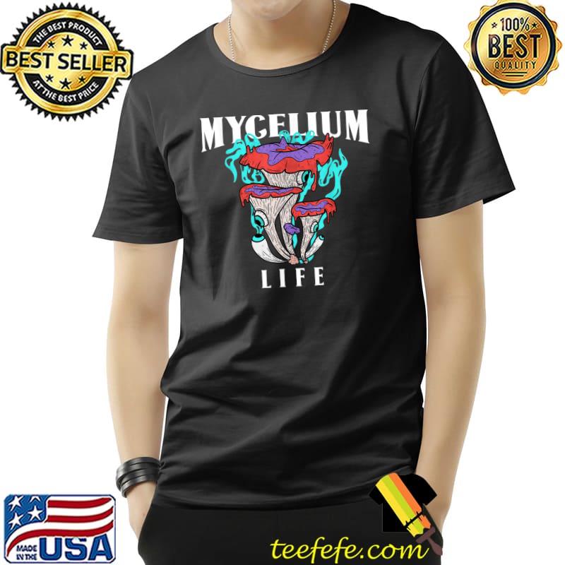 Top mycelium Life Shirt Mushroom Grower Hunter Lover T-Shirt Unisex Top mycelium Life Shirt Mushroom Grower Hunter Lover T-Shirt Unisex