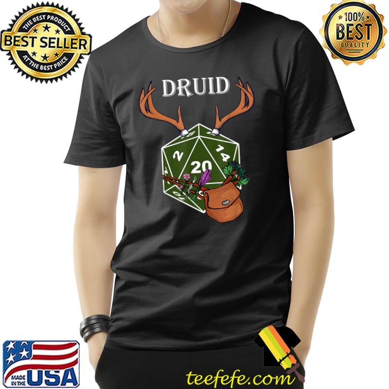 Top tabletop RPG Roleplay Gaming Gift - Dungeon Class Druid T-Shirt Unisex Top tabletop RPG Roleplay Gaming Gift - Dungeon Class Druid T-Shirt Unisex