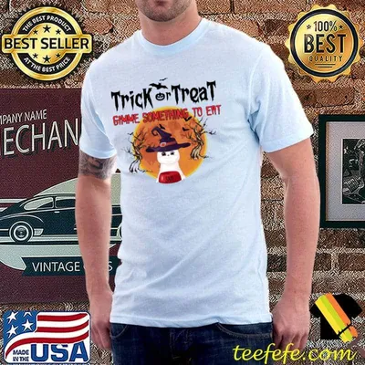Trick Or Treat Really A Cat Funny Halloween T-shirt