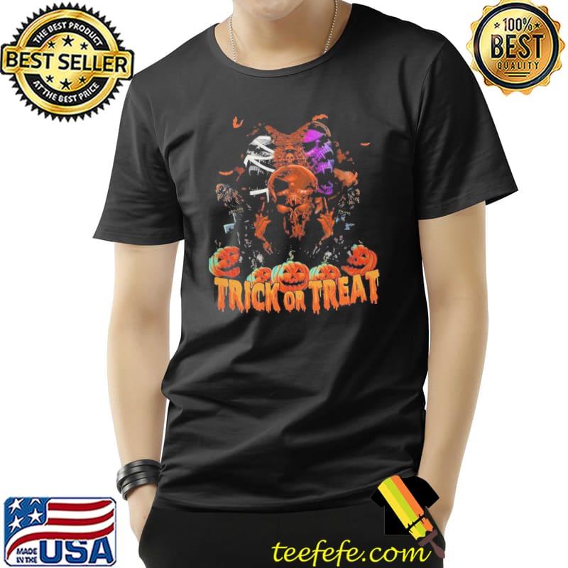 Trick or treat skull demon butterfly all over pumpkin halloween s Unisex Trick or treat skull demon butterfly all over pumpkin halloween s Unisex