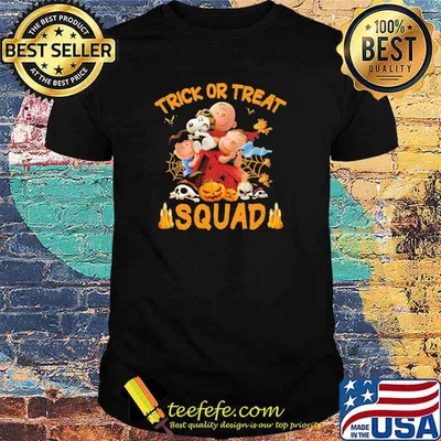 Trick Or Treat Squad Snoopy Halloween Shirt