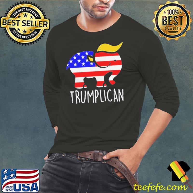 Trumplican Elephant Trump 2020 s Long Sleeve Tee Trumplican Elephant Trump 2020 s Long Sleeve Tee
