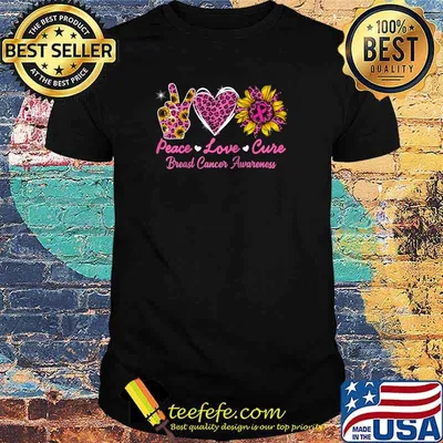 Tu Sunflower Ribbon Breast Cancer Awareness Costume Warrior Raglan Baseball T-shirt