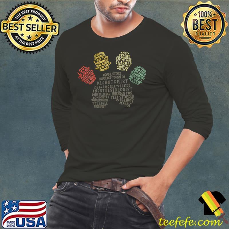 Tu Veterinary Technician Paw Print Vintage T-Shirt Tu Veterinary Technician Paw Print Vintage T-Shirt