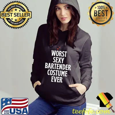 tWorst Sexy Bartender Costume Ever!Bartender funny T-shirt