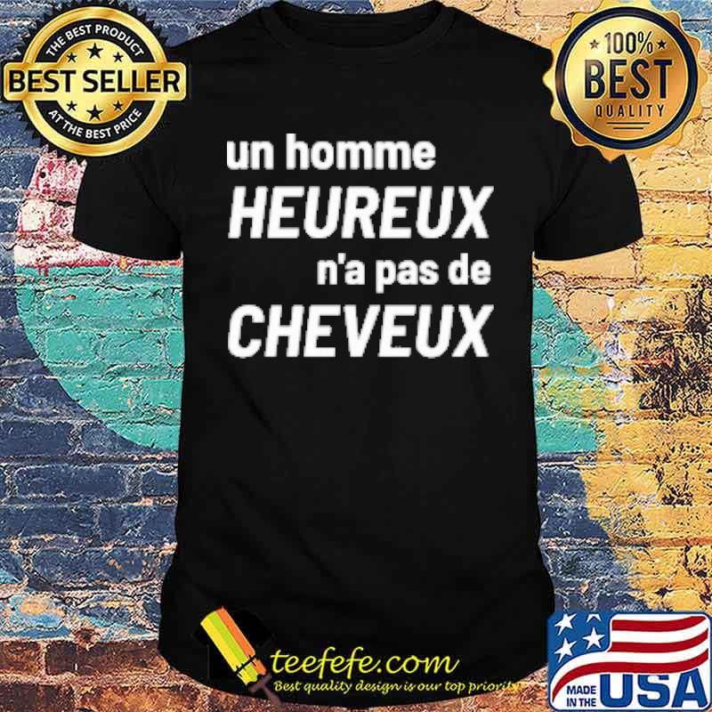 Un homme heureux pas de cheveux shirt