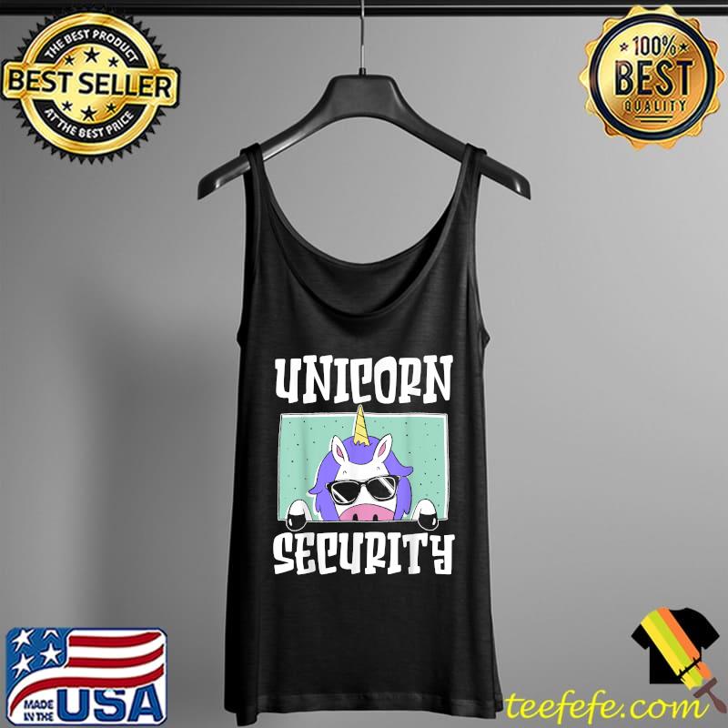 Unicorn Security Halloween Dad Mom Daughers Adult Costume T-Shirt Tank Top Unicorn Security Halloween Dad Mom Daughers Adult Costume T-Shirt Tank Top