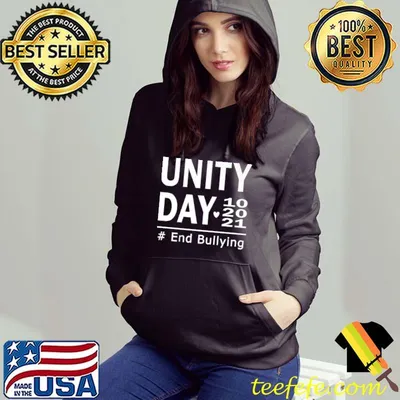 Unity Day 10-20-2021 End Bullying Kids Men & Women Orange Premium T-Shirt