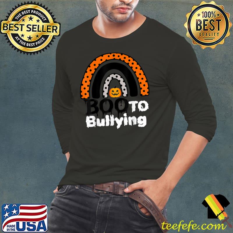 UNITY DAY Orange Boo To Bullying Rainbow Halloween T-Shirt UNITY DAY Orange Boo To Bullying Rainbow Halloween T-Shirt