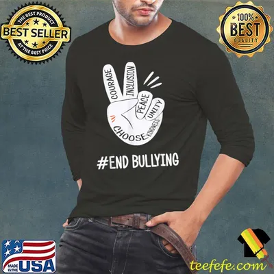 Unity Day Orange Kids 2021 Anti Bullying Love Sign Language T-Shirt