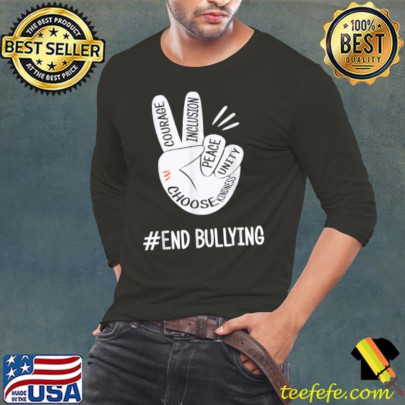 Unity Day Orange Kids 2021 Anti Bullying Love Sign Language T-Shirt
