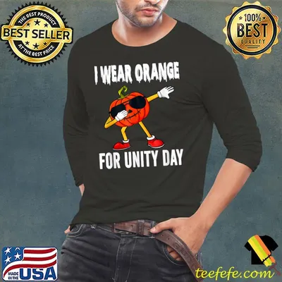 Unity Day Orange Kids Unity Day Pumpkin Toddler Boys T-Shirt