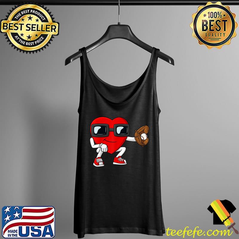 Valentines Day Heart Baseball Catcher T-Shirt Tank Top Valentines Day Heart Baseball Catcher T-Shirt Tank Top