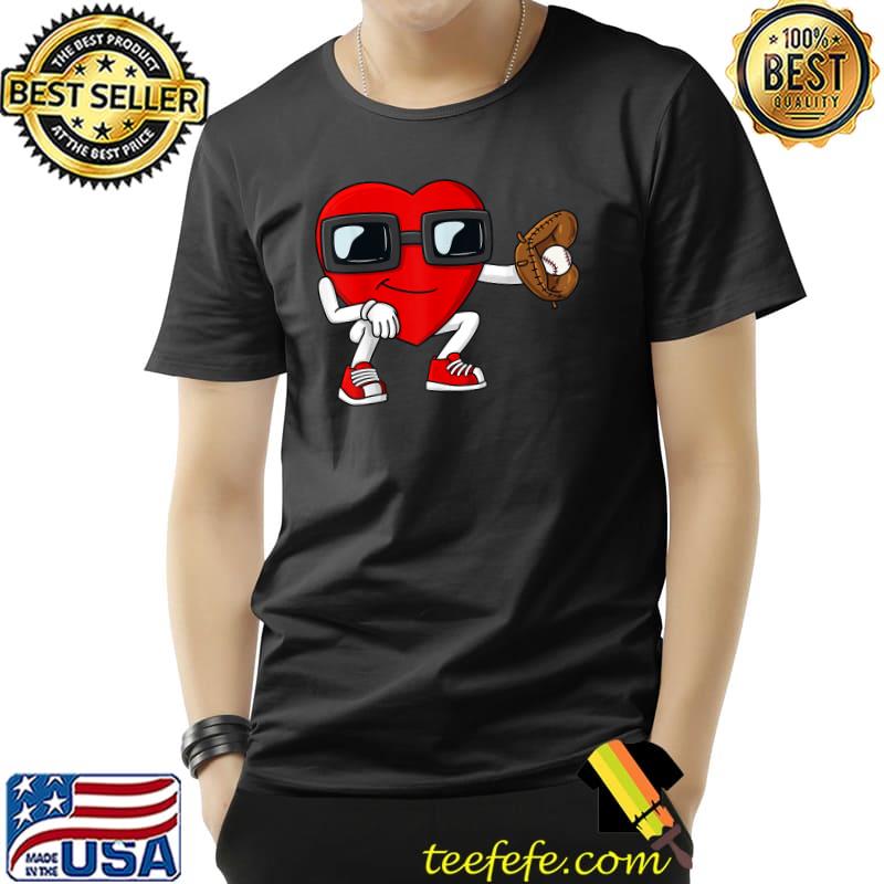 Valentines Day Heart Baseball Catcher T-Shirt Unisex Valentines Day Heart Baseball Catcher T-Shirt Unisex