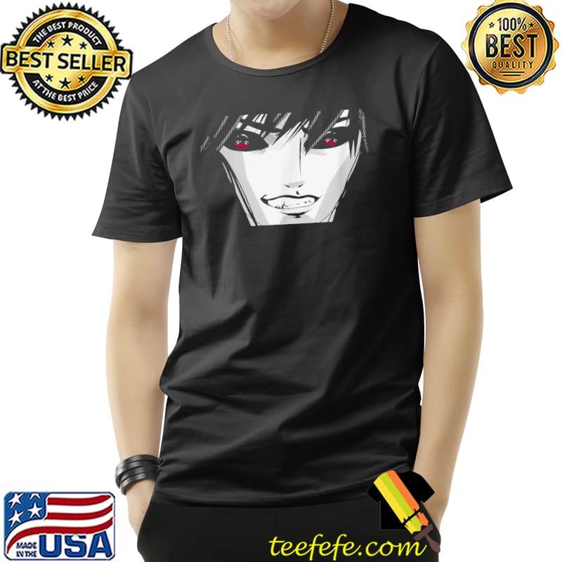 Vampire Japanese Horror Anime Manga Art Aesthetic Evil Demon T-Shirt Unisex Vampire Japanese Horror Anime Manga Art Aesthetic Evil Demon T-Shirt Unisex