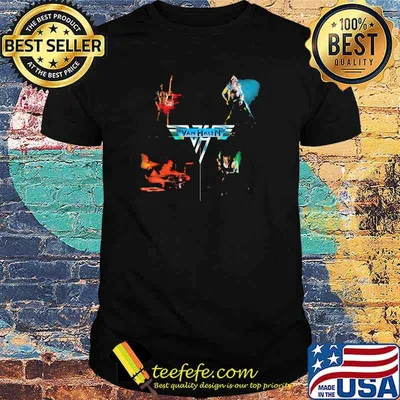 Van Halen Band Guitar Drum Bass Shirt
