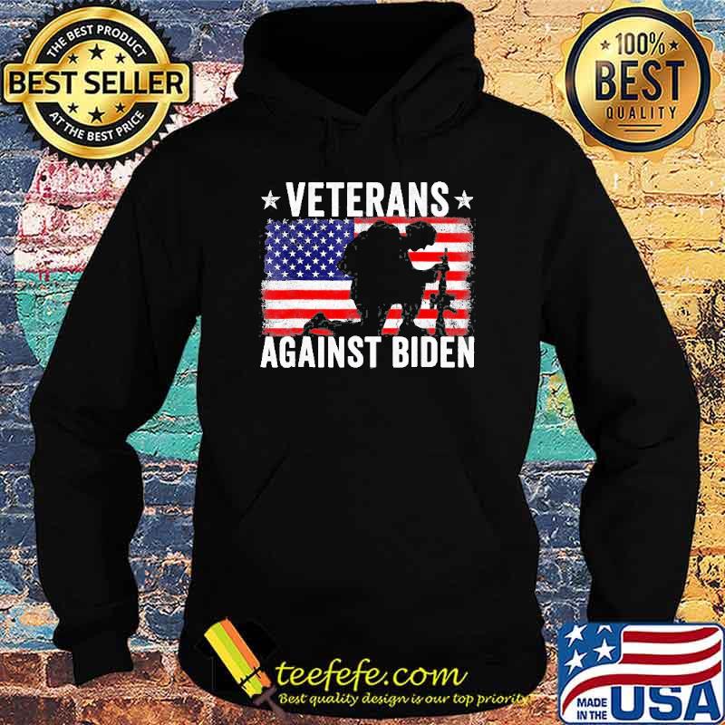Veterans Against Biden American Flag Shirt Hoodie Veterans Against Biden American Flag Shirt Hoodie