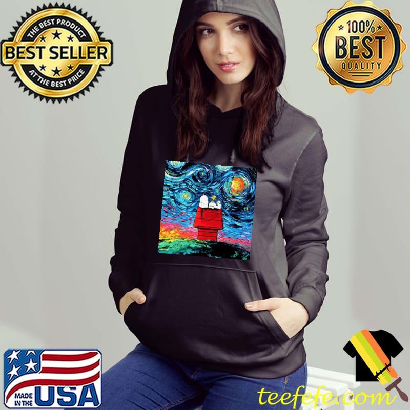 Vincent van Gogh Snoopy Lying Shirt Vincent van Gogh Snoopy Lying Shirt