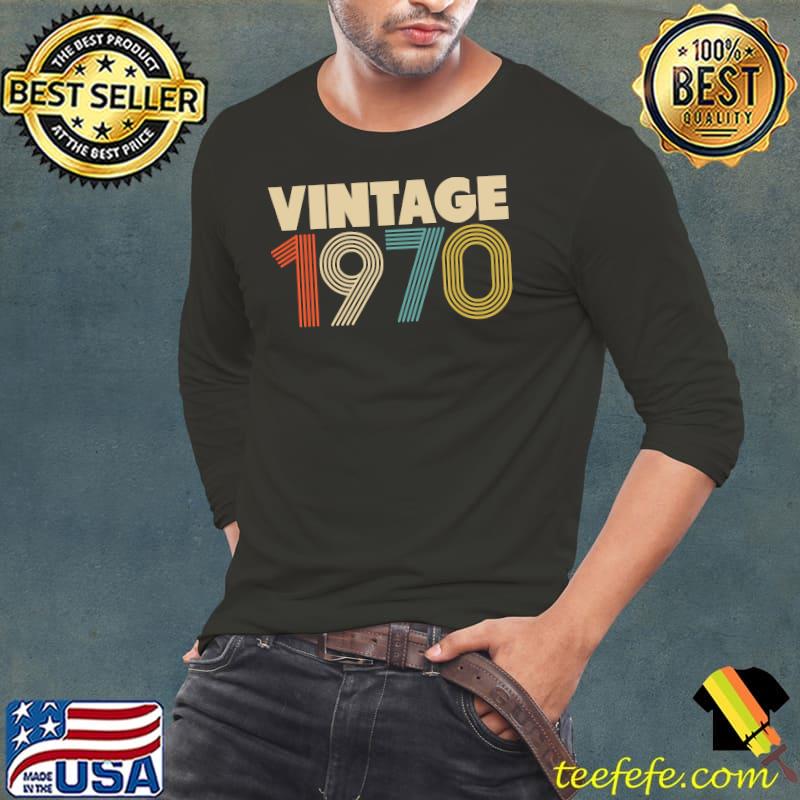 Vintage 1970 - 48th Birthday Classic T-Shirt Long Sleeve Tee Vintage 1970 - 48th Birthday Classic T-Shirt Long Sleeve Tee