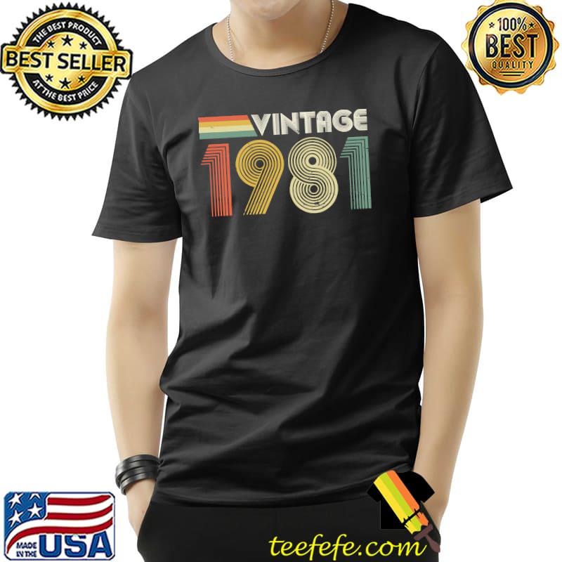 Vintage 1981, 40th Birthday Gift Essential T-Shirt Unisex Vintage 1981, 40th Birthday Gift Essential T-Shirt Unisex