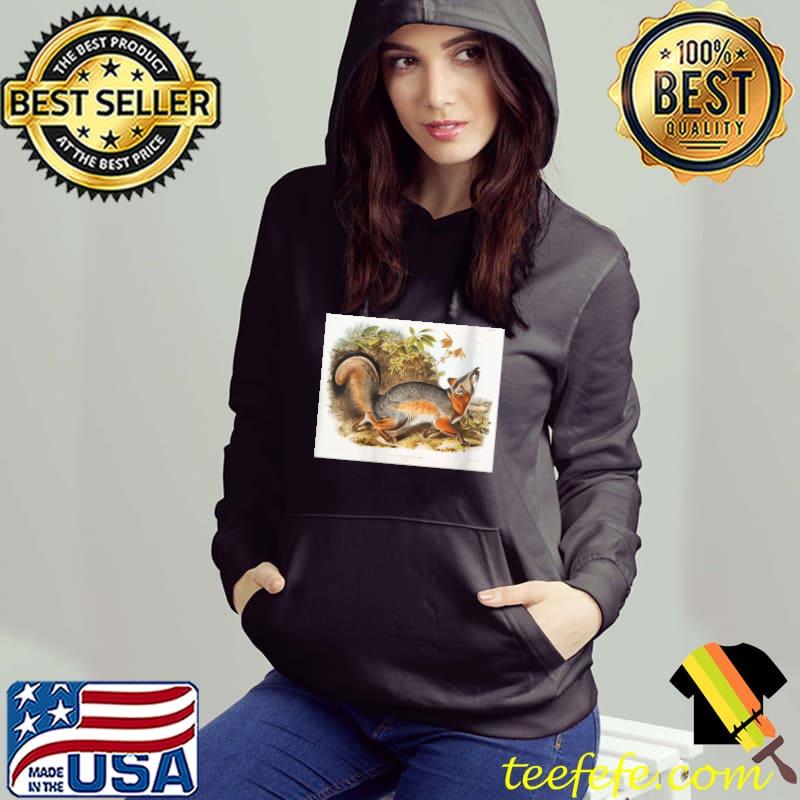 Vintage American Grey Fox Animal Illustration T-Shirt Vintage American Grey Fox Animal Illustration T-Shirt