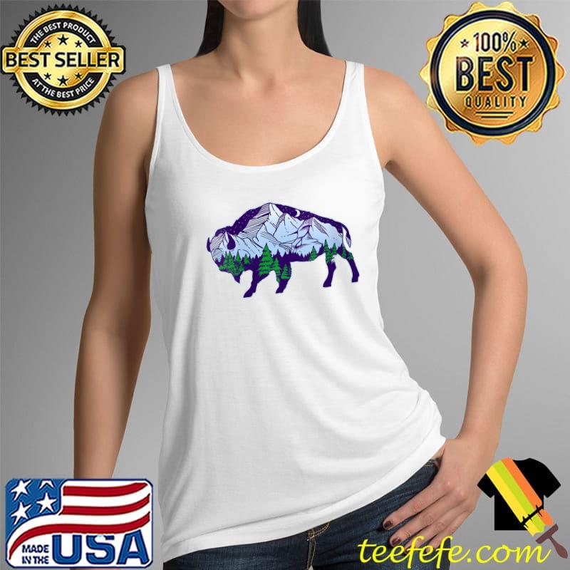 Vintage Buffalo Camping T-Shirt Tank Top Vintage Buffalo Camping T-Shirt Tank Top