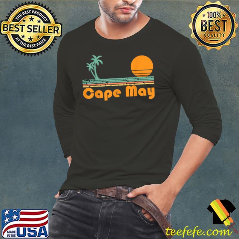 Vintage Cape May Beach Sunset T Shirt