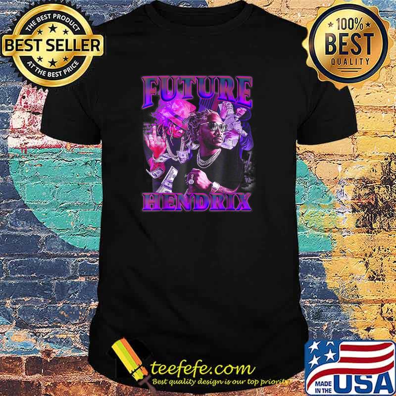 Vintage Futures Art Hendrixs Rapper Legend 80s 90s T-Shirt T-Shirt