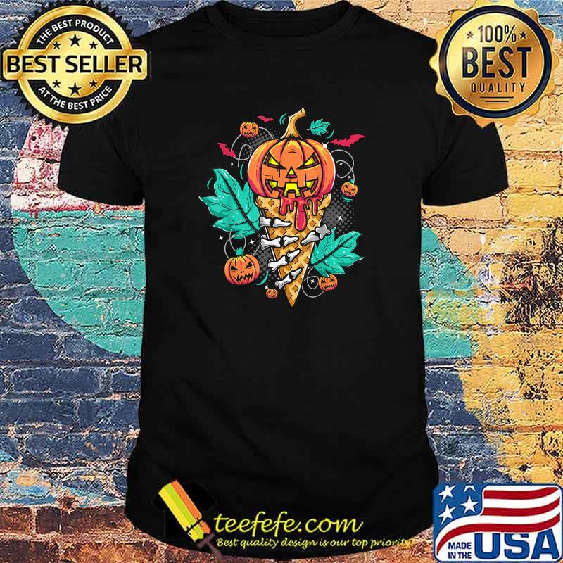 Vintage Halloween pumpkin ice cream T-Shirt T-Shirt