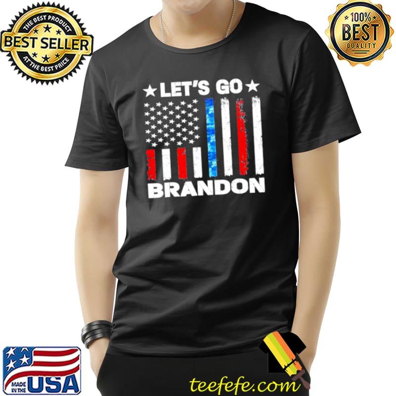 Vintage Let’s Go Brandon FJB US Flag T Shirt Unisex Vintage Let’s Go Brandon FJB US Flag T Shirt Unisex
