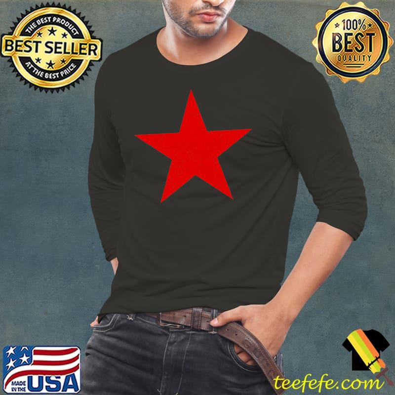 Vintage Look Russian Red Star Classic T-Shirt Long Sleeve Tee Vintage Look Russian Red Star Classic T-Shirt Long Sleeve Tee