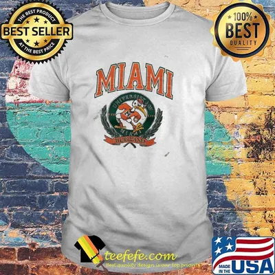 Vintage NCAA Miami Hurricanes Logo Shirt