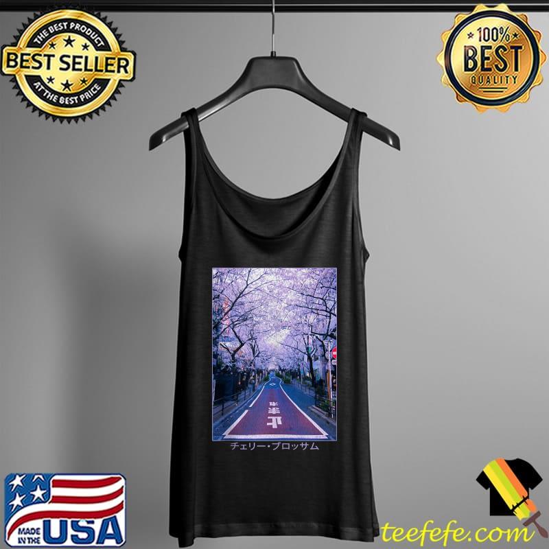 Vintage Sakura Cherry Blossom Tokyo Japanese Art Aesthetic T-s Tank Top Vintage Sakura Cherry Blossom Tokyo Japanese Art Aesthetic T-s Tank Top