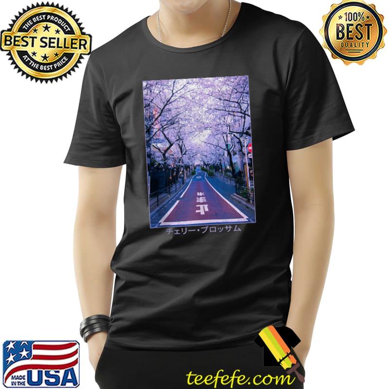 Vintage Sakura Cherry Blossom Tokyo Japanese Art Aesthetic T-s Unisex Vintage Sakura Cherry Blossom Tokyo Japanese Art Aesthetic T-s Unisex