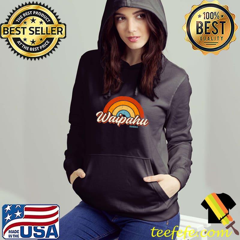 Waipahu Hawaii HI Vintage Rainbow Retro 70s T-shirt Waipahu Hawaii HI Vintage Rainbow Retro 70s T-shirt