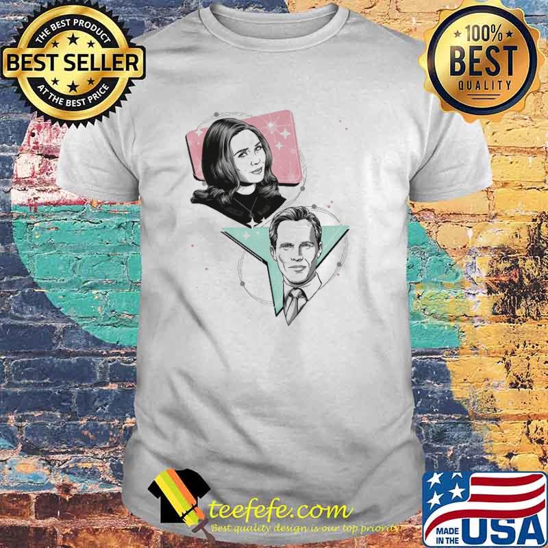 Wanda and Vision Retro Illustration WandaVision Shirt